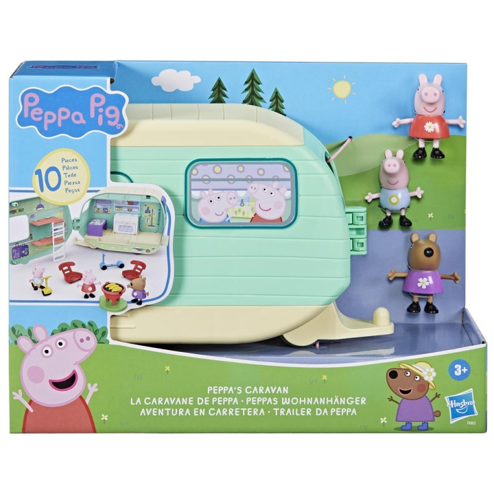 Hasbro Peppa Pig Peppas campingvogn i gruppen LEGETØJ, BØRN & BABY / Legetøj / Legetøj hos TP E-commerce Nordic AB (C83327)