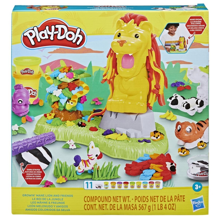 Play-Doh legesæt Grown Mane Lion og venner i gruppen LEGETØJ, BØRN & BABY / Legetøj / Hobbyartikler hos TP E-commerce Nordic AB (C83342)