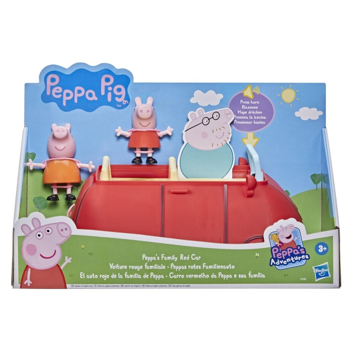 Hasbro Peppa Pig Peppas familie - rød bil i gruppen LEGETØJ, BØRN & BABY / Legetøj / Legetøj hos TP E-commerce Nordic AB (C83345)