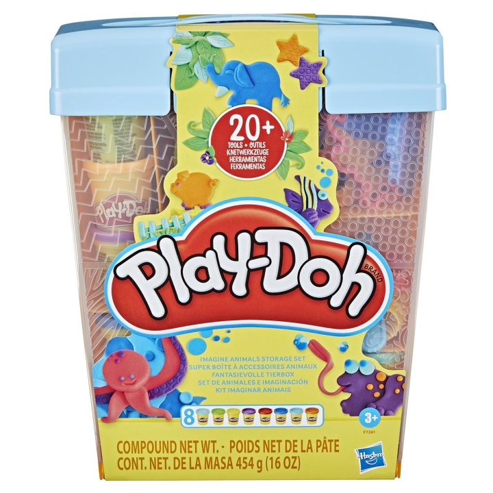 Play-Doh Playset Imagine Animals Opbevaringssæt i gruppen LEGETØJ, BØRN & BABY / Legetøj / Hobbyartikler hos TP E-commerce Nordic AB (C83367)