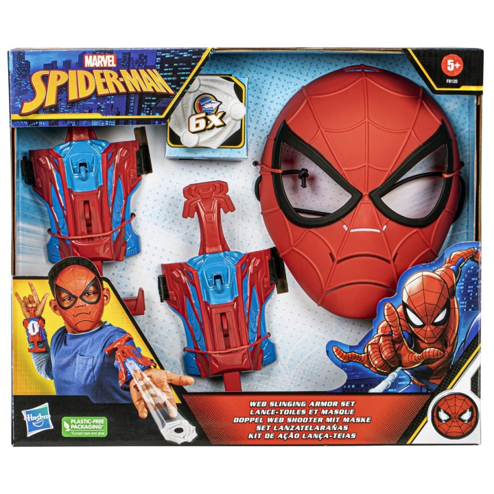 Spider-Man Web Slinging Armor Set i gruppen LEGETØJ, BØRN & BABY / Legetøj / Legetøj hos TP E-commerce Nordic AB (C83374)