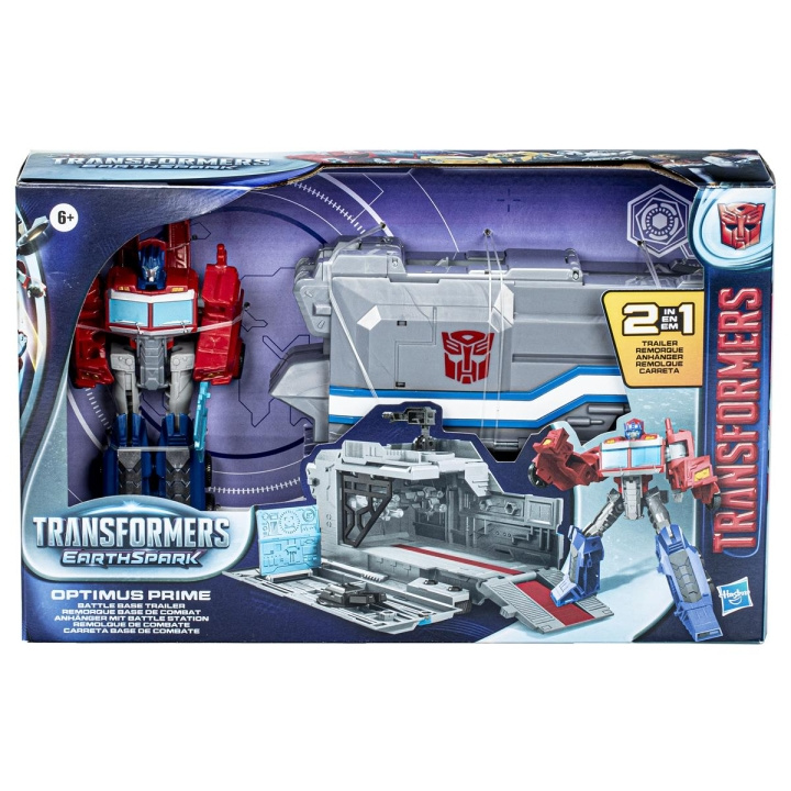 Transformers EarthSpark Optimus Prime Trailer i gruppen LEGETØJ, BØRN & BABY / Legetøj / Figurer, miniaturer og tilbehør hos TP E-commerce Nordic AB (C83394)