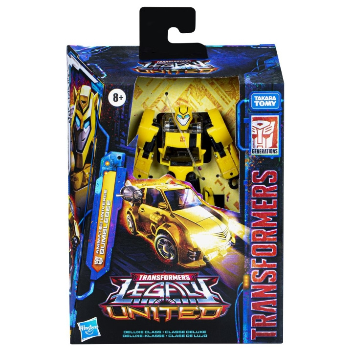 Transformers Generations Legacy United Deluxe Animated Bumblebee i gruppen LEGETØJ, BØRN & BABY / Legetøj / Figurer, miniaturer og tilbehør hos TP E-commerce Nordic AB (C83396)