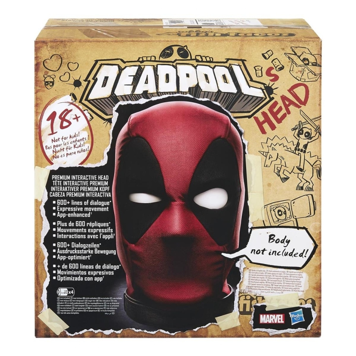 Marvel Legends Deadpool\'s Head Premium Interactive Head i gruppen LEGETØJ, BØRN & BABY / Legetøj / Figurer, miniaturer og tilbehør hos TP E-commerce Nordic AB (C83449)