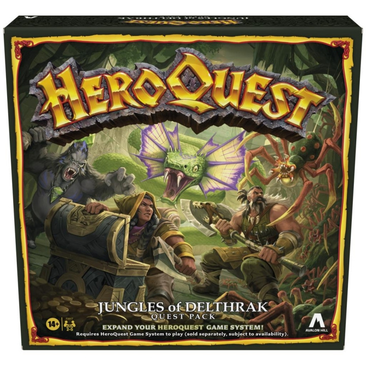 Hasbro HeroQuest-udvidelse Delthraks jungle (EN) i gruppen LEGETØJ, BØRN & BABY / Legetøj / Brætspil hos TP E-commerce Nordic AB (C83455)