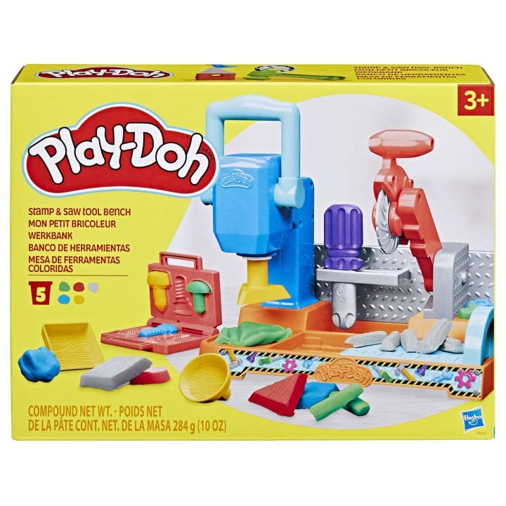 Play-Doh Playset Stamp\'n Tool Bench i gruppen LEGETØJ, BØRN & BABY / Legetøj / Hobbyartikler hos TP E-commerce Nordic AB (C83504)