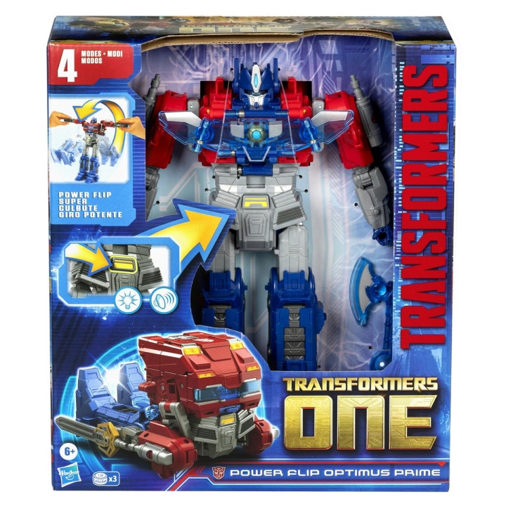 Transformers One Power Flip Optimus i gruppen LEGETØJ, BØRN & BABY / Legetøj / Figurer, miniaturer og tilbehør hos TP E-commerce Nordic AB (C83506)