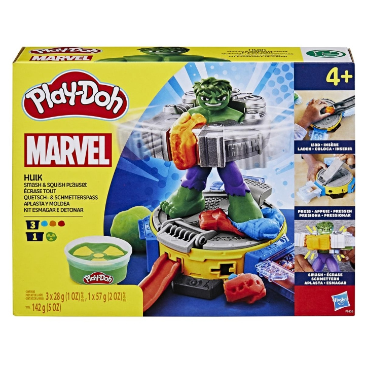 Play-Doh Marvel Hulk & Squish legesæt i gruppen LEGETØJ, BØRN & BABY / Legetøj / Hobbyartikler hos TP E-commerce Nordic AB (C83515)