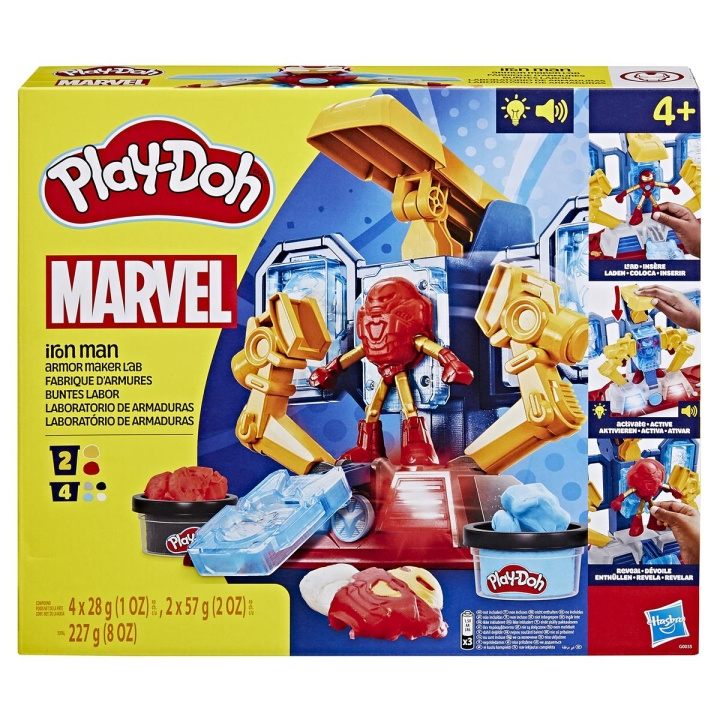 Play-Doh Marvel Iron Man Armor Maker Lab legesæt i gruppen LEGETØJ, BØRN & BABY / Legetøj / Hobbyartikler hos TP E-commerce Nordic AB (C83516)