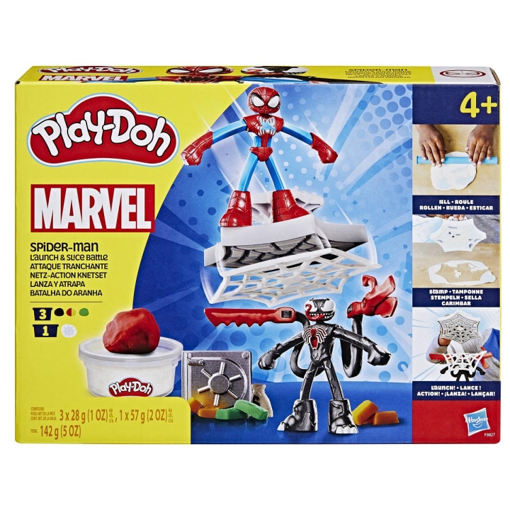 Play-Doh Marvel Spider-Man Launch & Slice legesæt i gruppen LEGETØJ, BØRN & BABY / Legetøj / Hobbyartikler hos TP E-commerce Nordic AB (C83517)