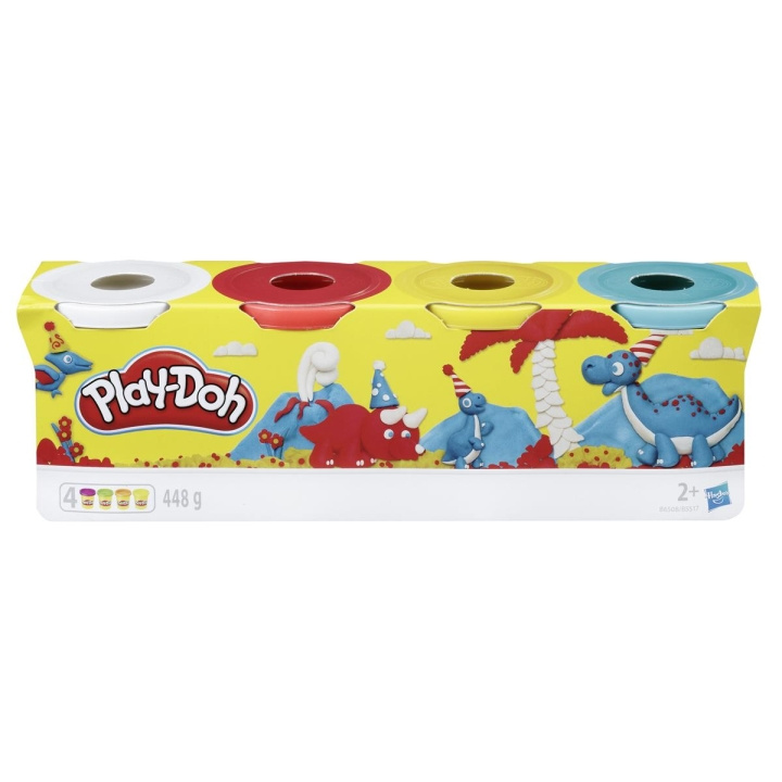 Play-Doh Compound 4-pak klassiske farver i gruppen LEGETØJ, BØRN & BABY / Legetøj / Hobbyartikler hos TP E-commerce Nordic AB (C83519)