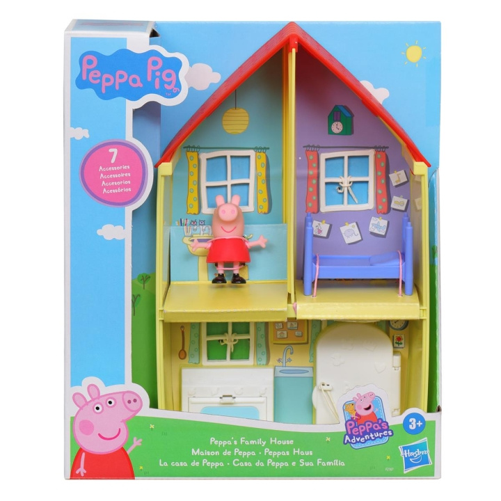 Hasbro Peppa Pig Peppas familiehus legesæt i gruppen LEGETØJ, BØRN & BABY / Legetøj / Docks og tilbehør hos TP E-commerce Nordic AB (C83520)