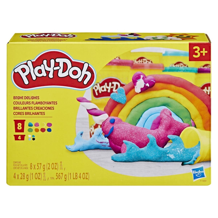 Play-Doh Compound Bright Delights flerfarvet pakke i gruppen LEGETØJ, BØRN & BABY / Legetøj / Hobbyartikler hos TP E-commerce Nordic AB (C83529)