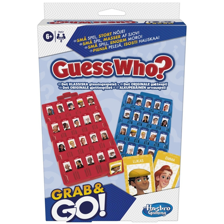 Hasbro Grab & Go Guess Who i gruppen LEGETØJ, BØRN & BABY / Legetøj / Brætspil / Familiespil hos TP E-commerce Nordic AB (C83534)