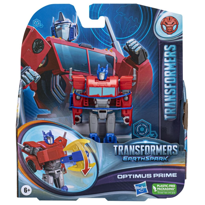 Transformers EarthSpark Warrior, Optimus Prime i gruppen LEGETØJ, BØRN & BABY / Legetøj / Figurer, miniaturer og tilbehør hos TP E-commerce Nordic AB (C83562)