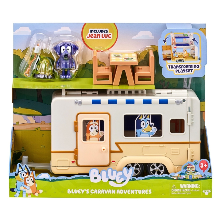 BLUEY Familiecampingvogn - (90152) i gruppen LEGETØJ, BØRN & BABY / Legetøj / Legetøjsbiler hos TP E-commerce Nordic AB (C83630)