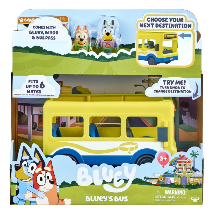 BLUEY Tema for skolebussens venner (90178) i gruppen LEGETØJ, BØRN & BABY / Legetøj / Legetøjsbiler hos TP E-commerce Nordic AB (C83645)