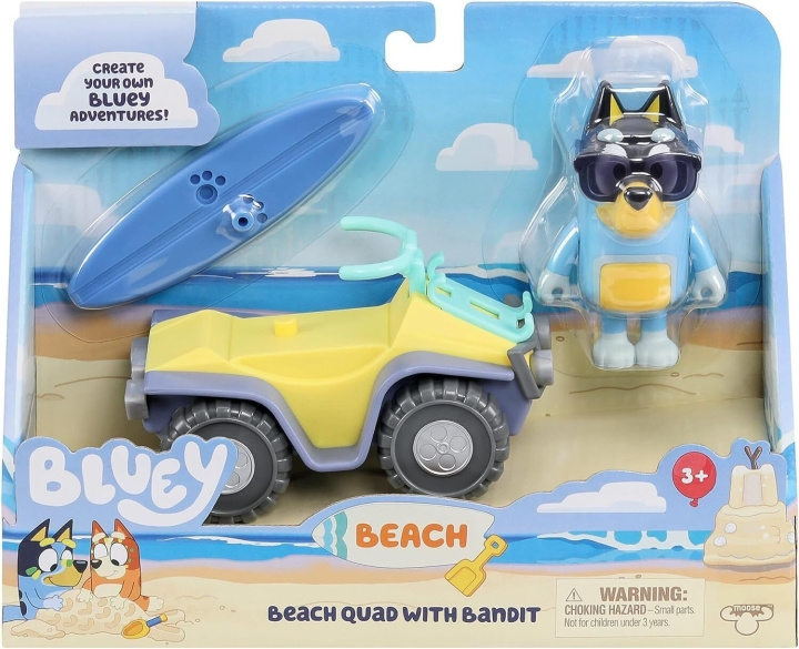 BLUEY Figur og køretøj - Beach Quad ( 90183 ) i gruppen LEGETØJ, BØRN & BABY / Legetøj / Legetøjsbiler hos TP E-commerce Nordic AB (C83655)