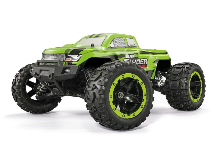 Blackzon Slyder MT Turbo 1/16 4WD 2S Brushless - Grøn (540200) i gruppen LEGETØJ, BØRN & BABY / Radiostyrede / Radiostyrede biler hos TP E-commerce Nordic AB (C83724)