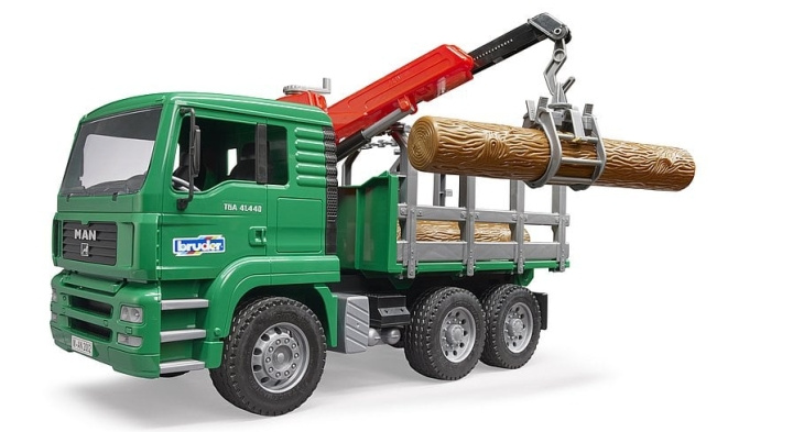 Bruder MAN TimberTruck med læsning (02769) i gruppen LEGETØJ, BØRN & BABY / Legetøj / Legetøj hos TP E-commerce Nordic AB (C83781)