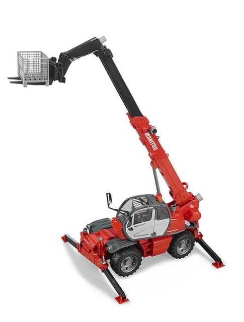 Bruder Manitou Teleskop-gaffeltruck (02129) i gruppen LEGETØJ, BØRN & BABY / Legetøj / Legetøj hos TP E-commerce Nordic AB (C83790)