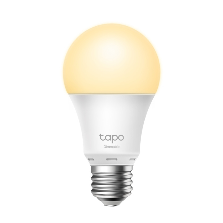 TP-Link Tapo Smart Wi-Fi Lyspære, dæmpbar, hvid, E27 (2700K) /Tapo L510E v1 i gruppen HJEMMEELEKTRONIK / Lys / LED lamper hos TP E-commerce Nordic AB (C83802)