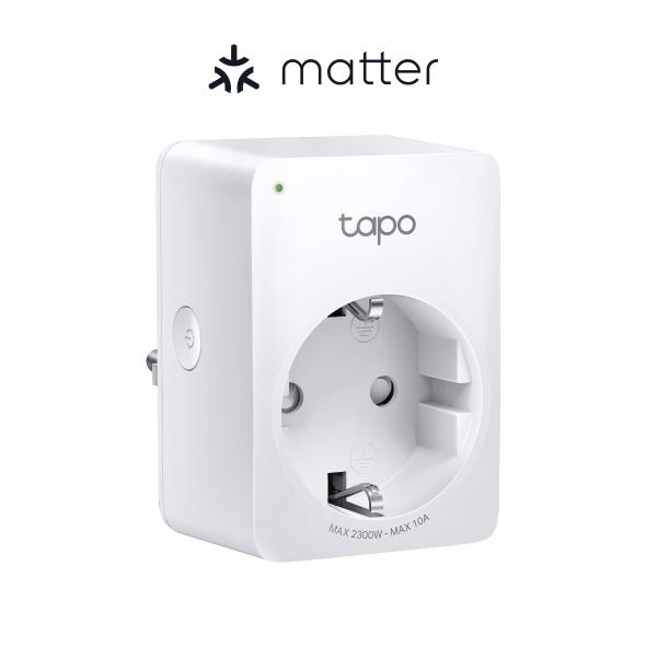 TP-Link Tapo Mini Smart Wi-Fi-stik, Matter /Tapo P100M i gruppen HJEM, HUS & HAVE / Smart hjem / Smart home systemer hos TP E-commerce Nordic AB (C83810)