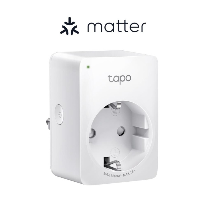 TP-Link Tapo Mini Smart Wi-Fi-stik, energiovervågning, Matter /Tapo P110M i gruppen HJEM, HUS & HAVE / Smart hjem / Smart home systemer hos TP E-commerce Nordic AB (C83812)