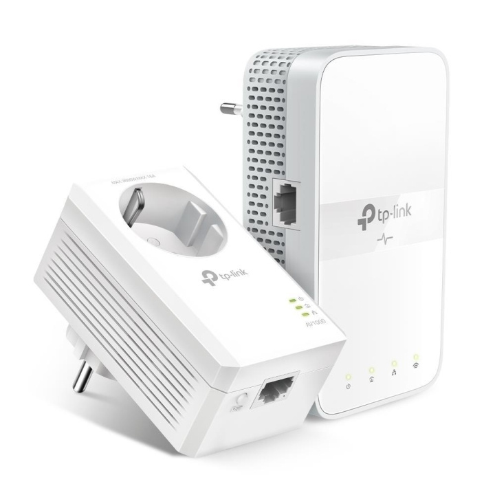 TP-Link AV1000 Gigabit Passthrough Powerline ac Wi-Fi Kit /TL-WPA7617 KIT i gruppen COMPUTERTILBEHØR / Netværk / WiFi forlængere hos TP E-commerce Nordic AB (C83847)