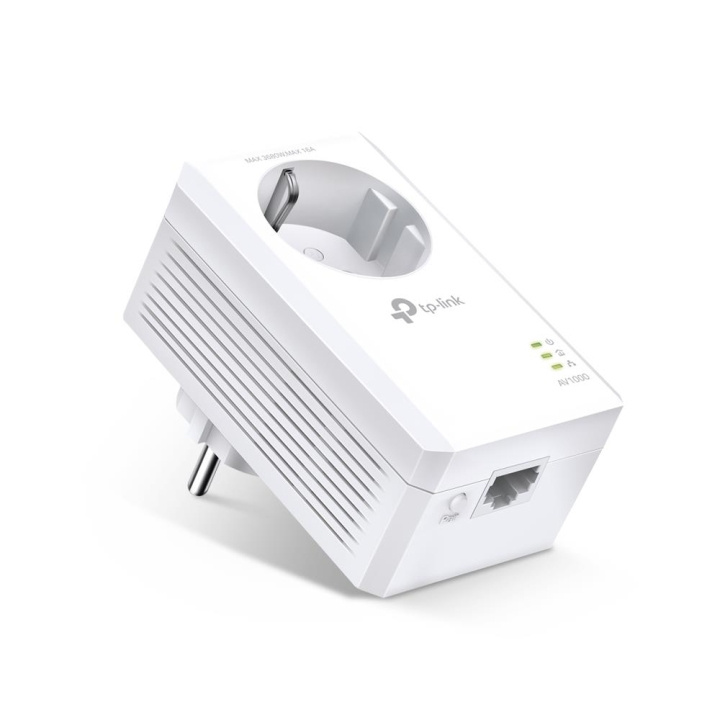 TP-Link AV1000 Gigabit Passthrough Powerline-adapter /TL-PA7017P i gruppen COMPUTERTILBEHØR / Netværk / WiFi forlængere hos TP E-commerce Nordic AB (C83848)