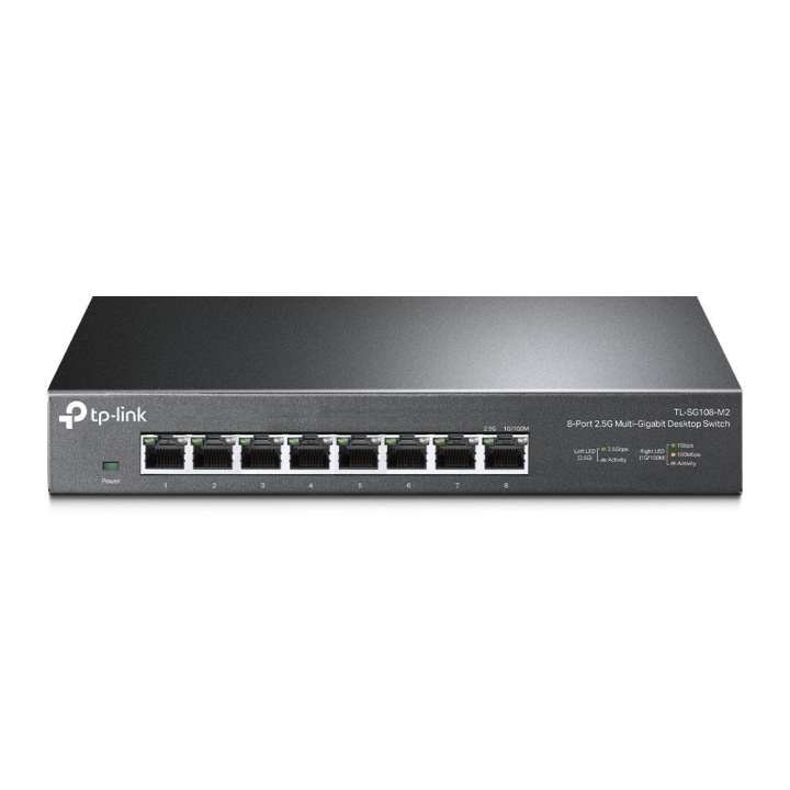 TP-Link 8-port 2,5G Multi-Gigabit Desktop Switch i gruppen COMPUTERTILBEHØR / Netværk / Switches hos TP E-commerce Nordic AB (C83851)