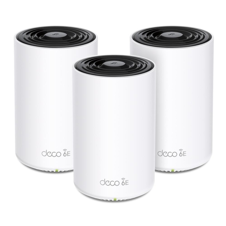 TP-Link Deco XE75 (3-pak) Wi-Fi 6E AXE5400 Mesh Wi-Fi-system til hele hjemmet i gruppen COMPUTERTILBEHØR / Netværk / WiFi forlængere hos TP E-commerce Nordic AB (C83860)