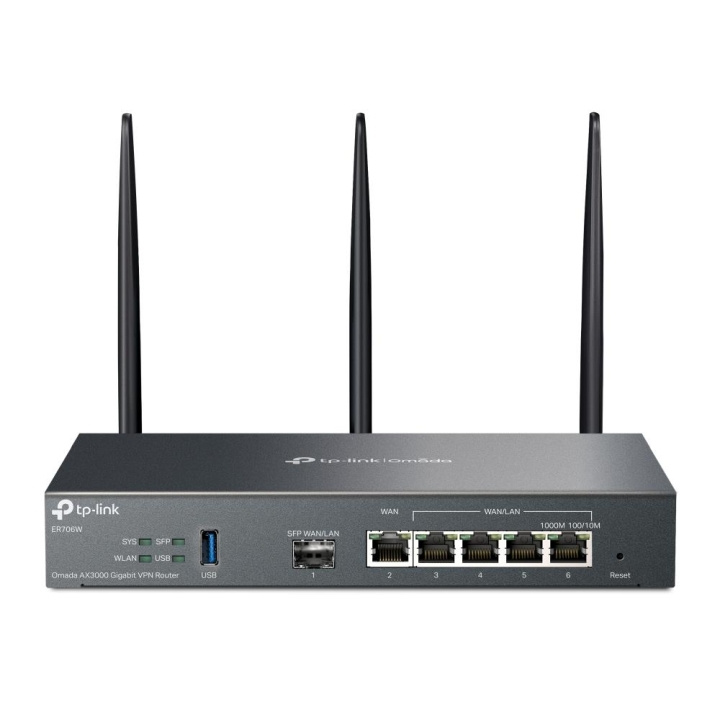 TP-Link AX3000 Omada Gigabit VPN Router /ER706W i gruppen COMPUTERTILBEHØR / Netværk / Routere hos TP E-commerce Nordic AB (C83905)