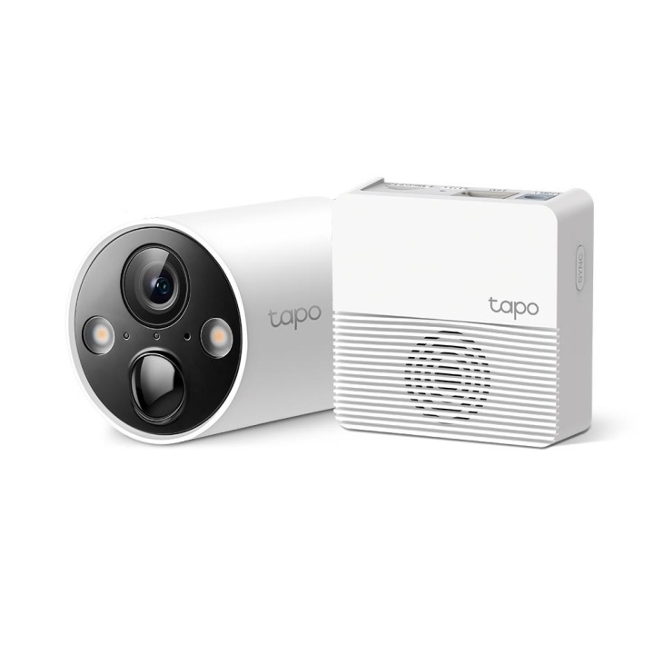 TP-Link Tapo Smart Wire-Free Security Camera System, 1-kamera /Tapo C420S1 i gruppen HJEM, HUS & HAVE / Alarm, Sikkerhed & Overvågning / Overvågningskameraer / Digital (netværk) / Udendørs kameraer hos TP E-commerce Nordic AB (C83908)