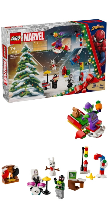 LEGO Marvel - Spider-Man 2024 adventskalender (76293) i gruppen LEGETØJ, BØRN & BABY / Legetøj / Advent kalendere hos TP E-commerce Nordic AB (C84143)