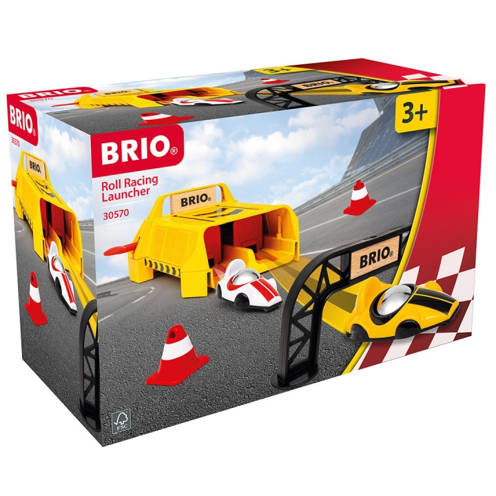 BRIO Roll Racing Launcher - 30570 i gruppen LEGETØJ, BØRN & BABY / Legetøj / Bilbaner hos TP E-commerce Nordic AB (C84147)