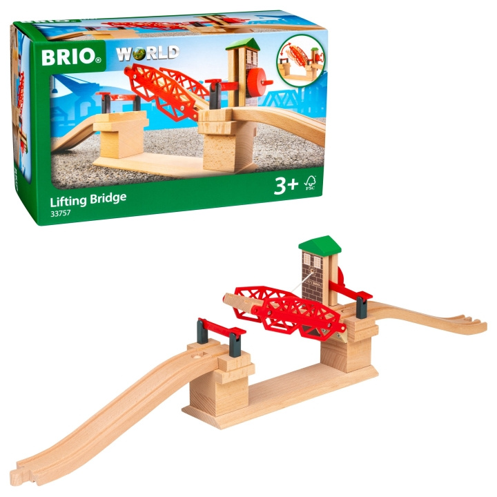 BRIO Løftebro (33757) i gruppen LEGETØJ, BØRN & BABY / Legetøj / Bygge legesager / Brio togbaner hos TP E-commerce Nordic AB (C84167)