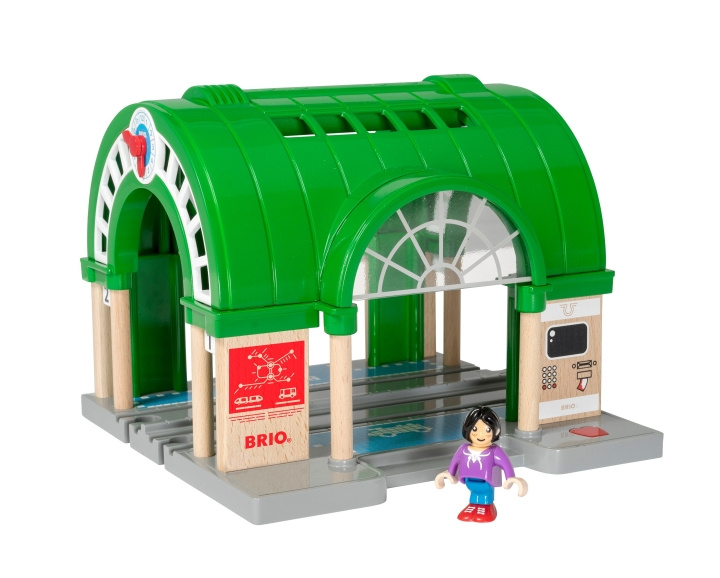 BRIO Den centrale togstation (33649) i gruppen LEGETØJ, BØRN & BABY / Legetøj / Bygge legesager / Brio togbaner hos TP E-commerce Nordic AB (C84171)