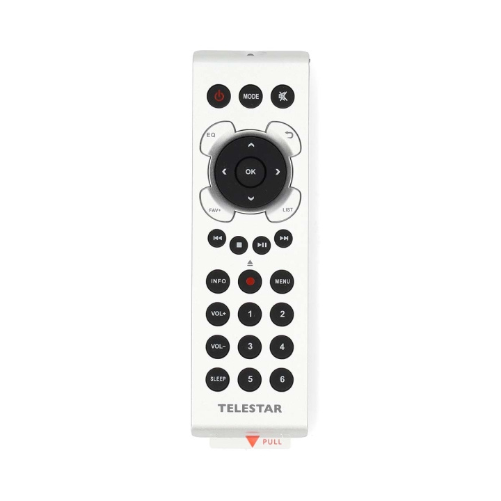 TELESTAR Remote Control DIRA M1 / M12i / M14i / S2 /S20C / S24i / S24 CD / S32i CD silver i gruppen HJEMMEELEKTRONIK / Lyd & billede / Tv og tilbehør / Fjernbetjeninger hos TP E-commerce Nordic AB (C84255)