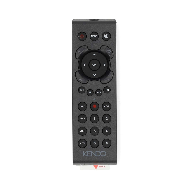 KENDO Remote Control DABIR Radio 21EX and DABIR RadioXL 21EX with Eject Symbol Black i gruppen HJEMMEELEKTRONIK / Lyd & billede / Tv og tilbehør / Fjernbetjeninger hos TP E-commerce Nordic AB (C84262)