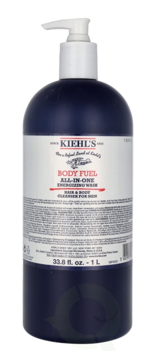 Kiehl\'s Body Fuel All-in-One Energizing Body Wash 1000 ml i gruppen SKØNHED & HELSE / Hudpleje / Kropspleje / Bad & brusecreme hos TP E-commerce Nordic AB (C84348)