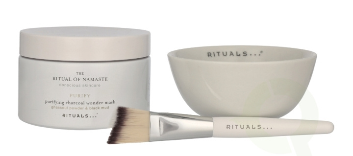 Rituals Namaste Purify Charcoal Wonder Mask 70 g Ghassoul Powder & Black Mud i gruppen SKØNHED & HELSE / Hudpleje / Ansigt / Masker hos TP E-commerce Nordic AB (C84417)