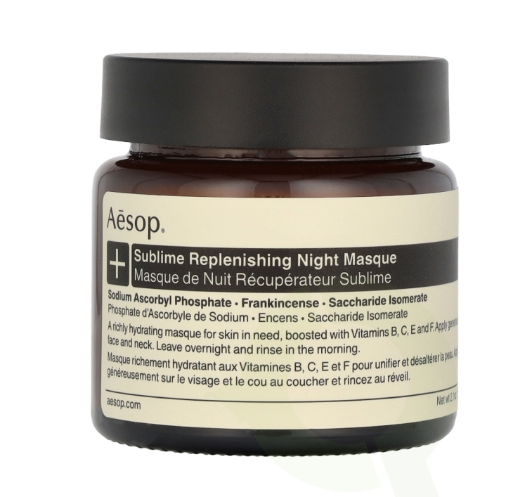 AESOP Sublime Replenishing Night Masque 60 ml i gruppen SKØNHED & HELSE / Hudpleje / Ansigt / Masker hos TP E-commerce Nordic AB (C84486)