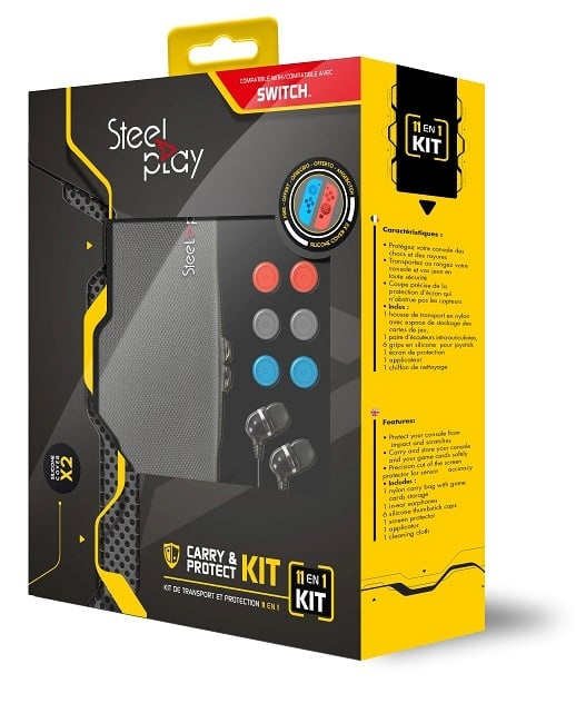 Steelplay Kit Carry & Protect i gruppen HJEMMEELEKTRONIK / Spilkonsoller og tilbehør / Nintendo Switch / Tilbehør hos TP E-commerce Nordic AB (C84567)