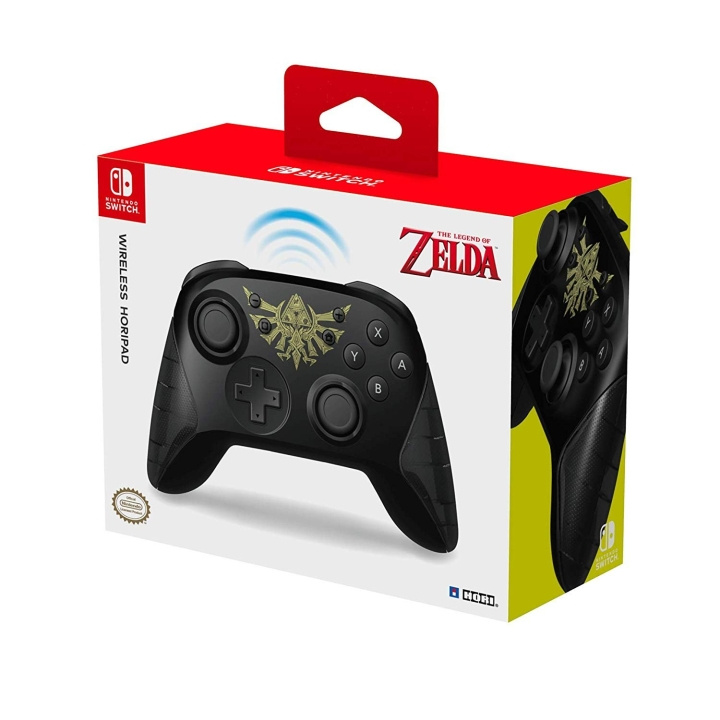 Hori Trådløs Horipad - Zelda Edition i gruppen HJEMMEELEKTRONIK / Spilkonsoller og tilbehør / Nintendo Switch / Tilbehør hos TP E-commerce Nordic AB (C84574)