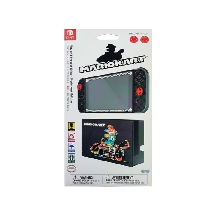 PDP Gaming Nintendo Switch Mario Kart Protect Skin i gruppen HJEMMEELEKTRONIK / Spilkonsoller og tilbehør / Nintendo Switch / Tilbehør hos TP E-commerce Nordic AB (C84576)