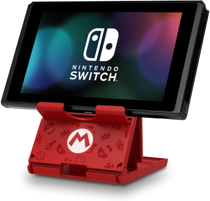 Hori Officiel Nintendo Switch Compact Playstand (Mario) i gruppen HJEMMEELEKTRONIK / Spilkonsoller og tilbehør / Nintendo Switch / Tilbehør hos TP E-commerce Nordic AB (C84587)