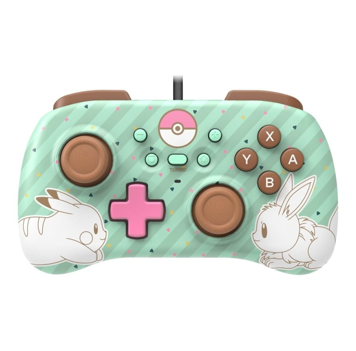 Hori Switch PAD Mini - Pokémon: Pikachu & Eevee i gruppen HJEMMEELEKTRONIK / Spilkonsoller og tilbehør / Nintendo Switch / Tilbehør hos TP E-commerce Nordic AB (C84632)