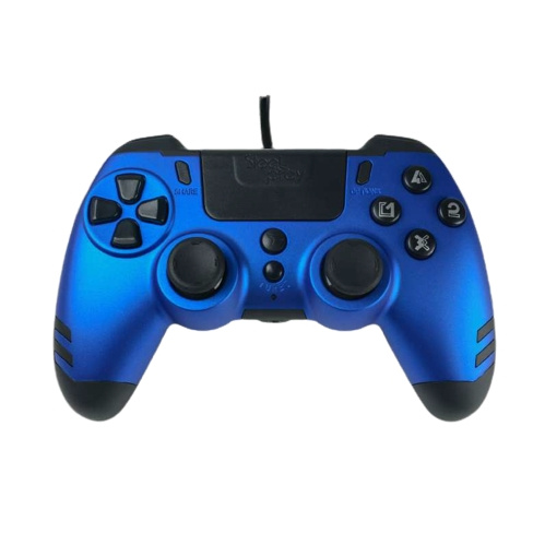 Steelplay MetalTech kablet controller - BLÅ i gruppen HJEMMEELEKTRONIK / Spilkonsoller og tilbehør / Sony PlayStation 4 hos TP E-commerce Nordic AB (C84642)