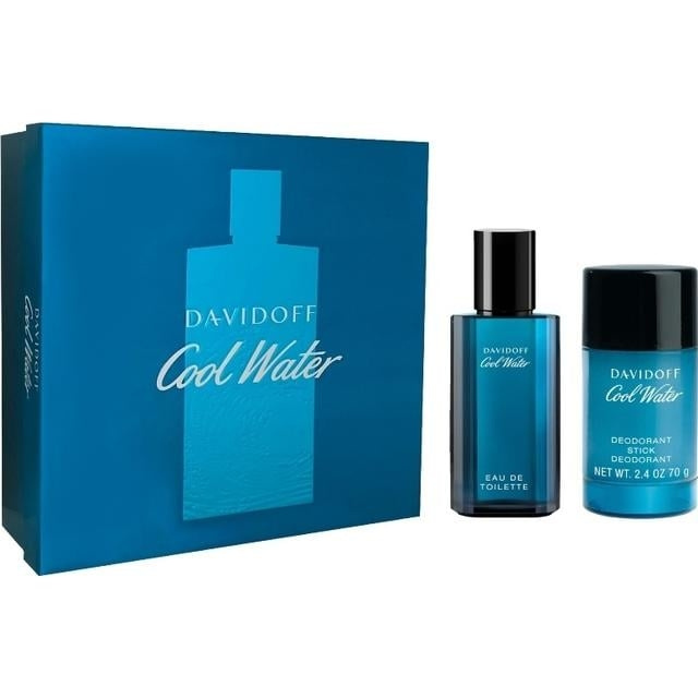 Davidoff Cool Water Man EDT 40 ml + Deo Stick 75 ml - Gavesæt i gruppen SKØNHED & HELSE / Gaveæske / Gaveæske til ham hos TP E-commerce Nordic AB (C84659)